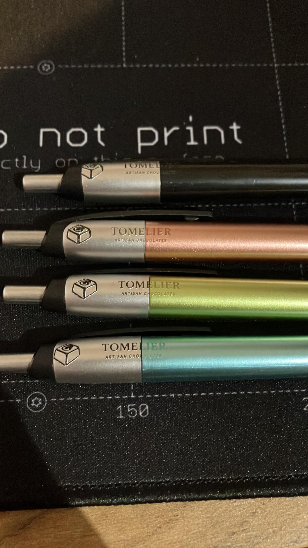 3x ABS Balpennen